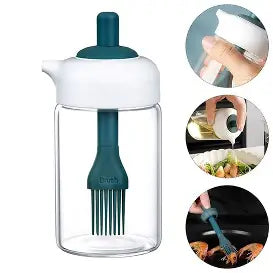 Oil Dispenser with Brush