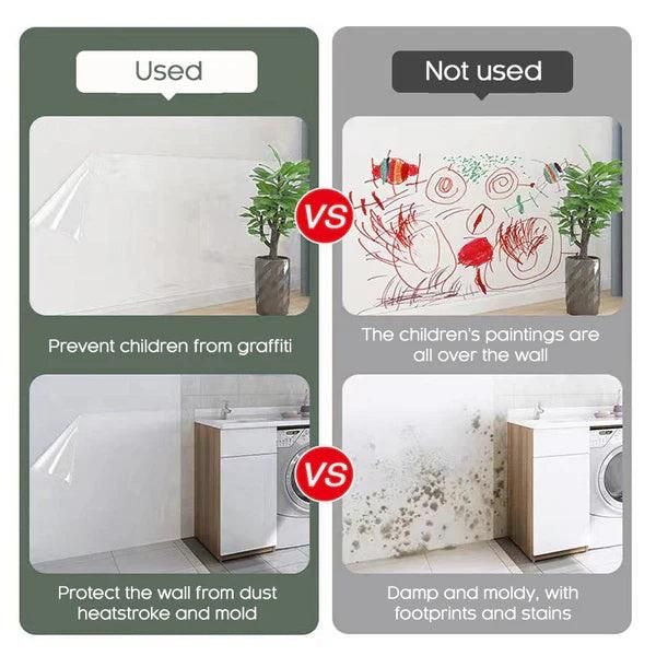 Self- Adhesive Transparent Electrostatic Wall Protection Film Buy 1 get 1 Free