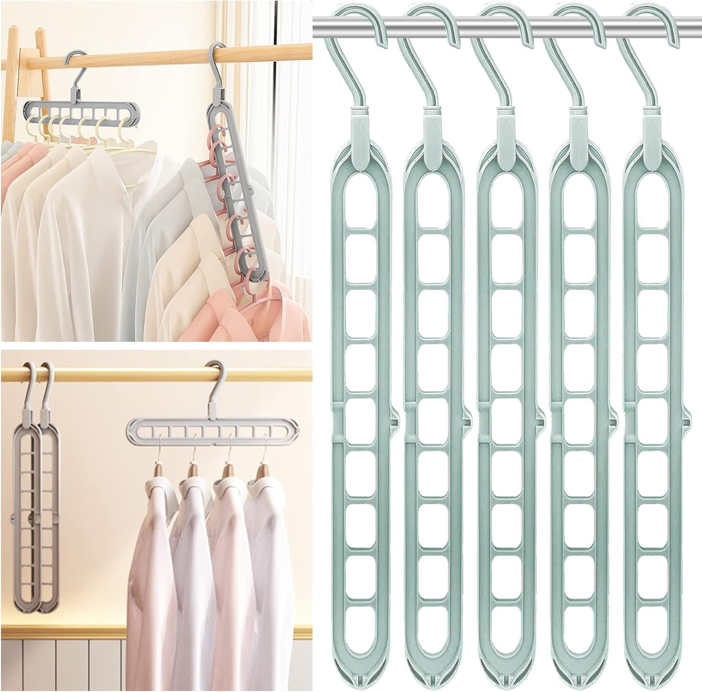 🔥HOT🔥SPACE SAVING Multiple Purpose Hanger [PACK OF 8]😍👌