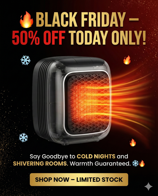 Trendorahub HeatWave Mini Room Heater