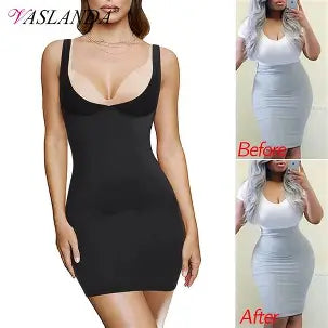 Women's Dress Shaping Seamless Body Shapewear Beige
