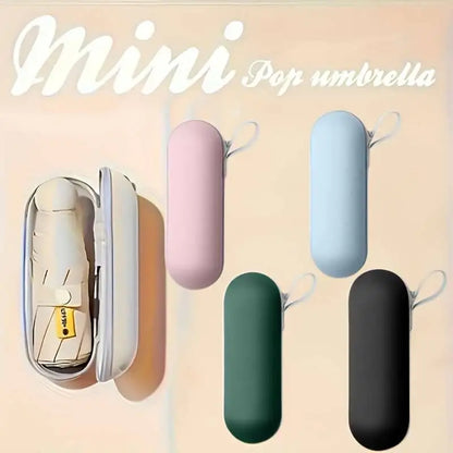 Mini Compact Umbrella (Assorted, Pack of 1)