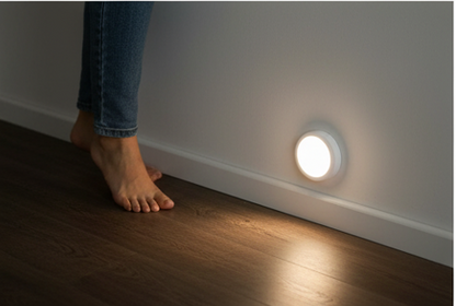 Motion Sensor Light for Home with USB Charging Wireless Self Adhesive LED Night Light (Pack Of 3)