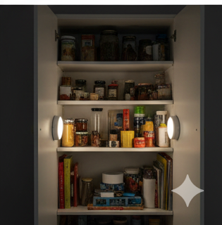 Motion Sensor Light for Home with USB Charging Wireless Self Adhesive LED Night Light (Pack Of 3)