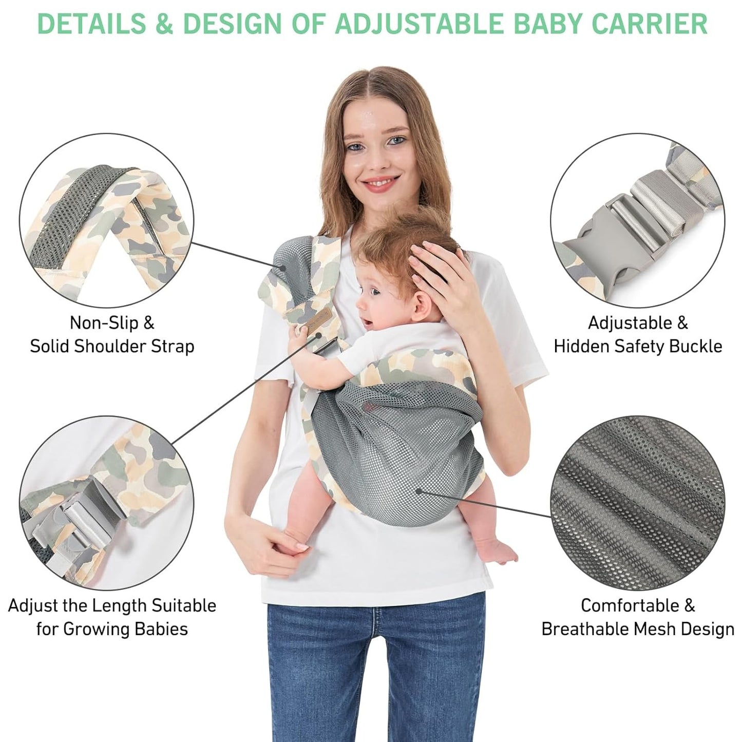 Trendorahub Baby Snug Carrier™
