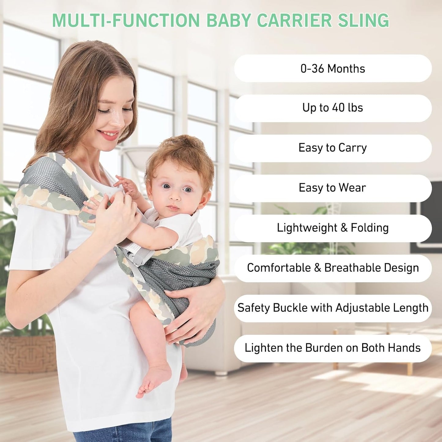 Trendorahub Baby Snug Carrier™